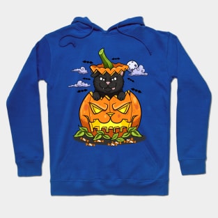 Kitty black halloween Hoodie